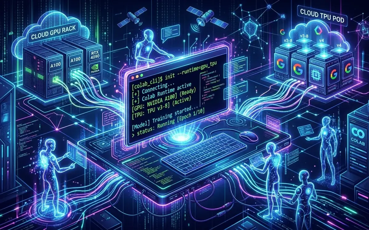 終極雲端算力解放：Google Colab CLI 正式推出，AI 代理與開發者的最強輔助