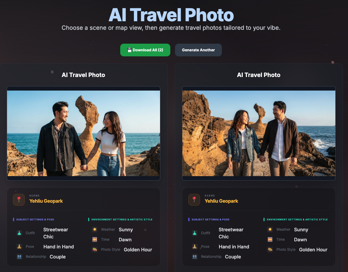 情侶或小團體旅遊照結果