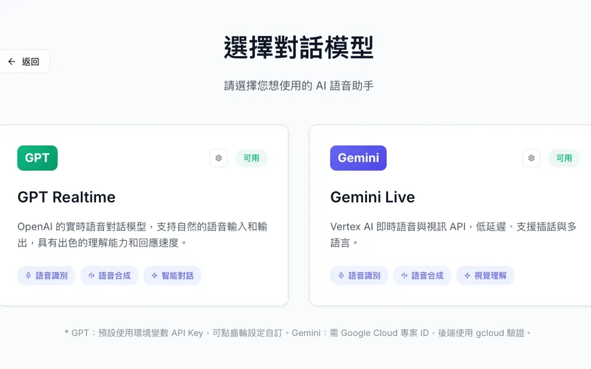 即時語音 AI