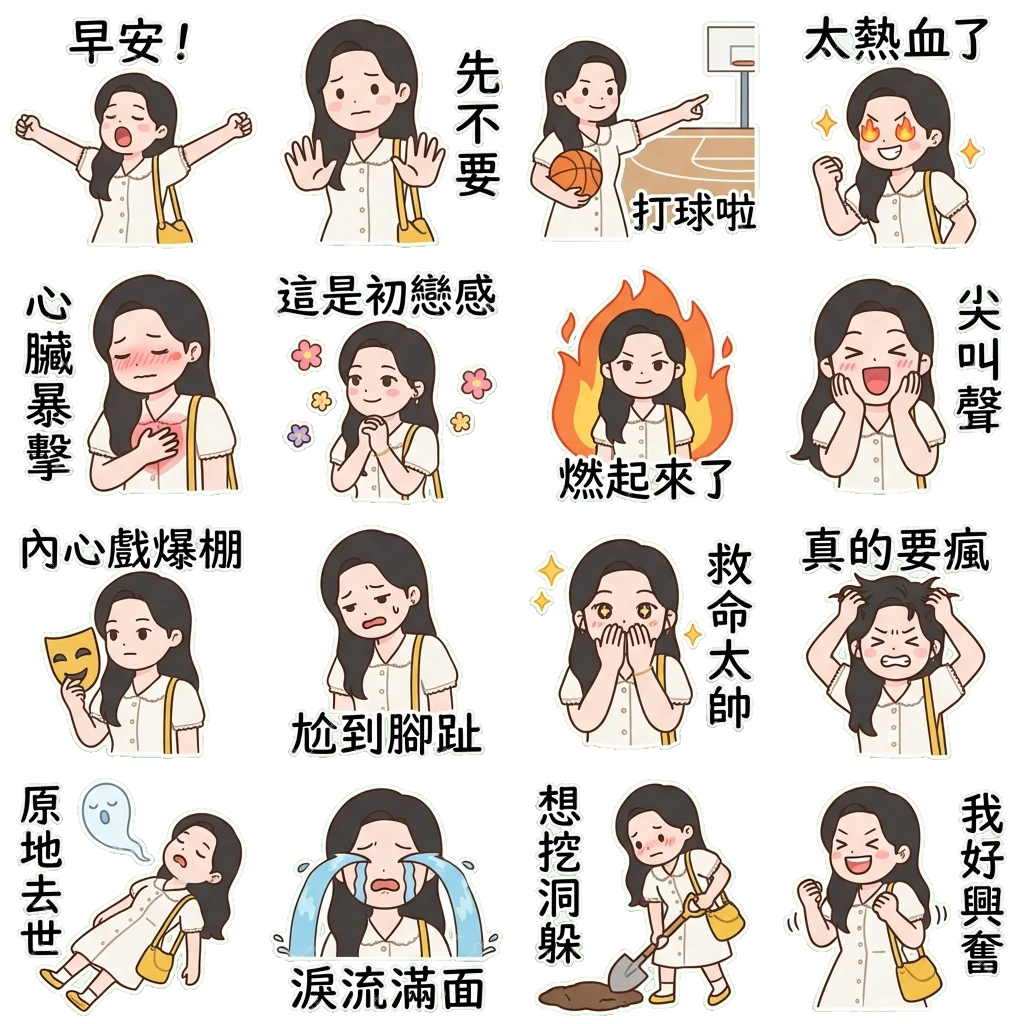 活力少女：青春無敵的日常 精靈圖分鏡 2